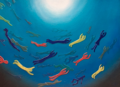 Humans moving to the light (2014)